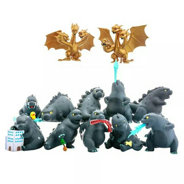 godzilla chibi figures
