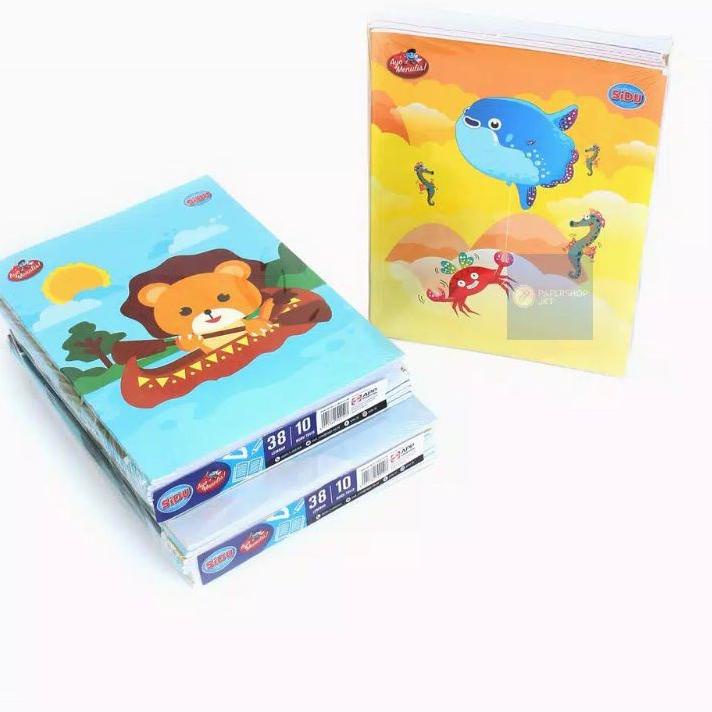 

Buku Tulis SIDU 38 Lembar Dapat 10 Buku .,