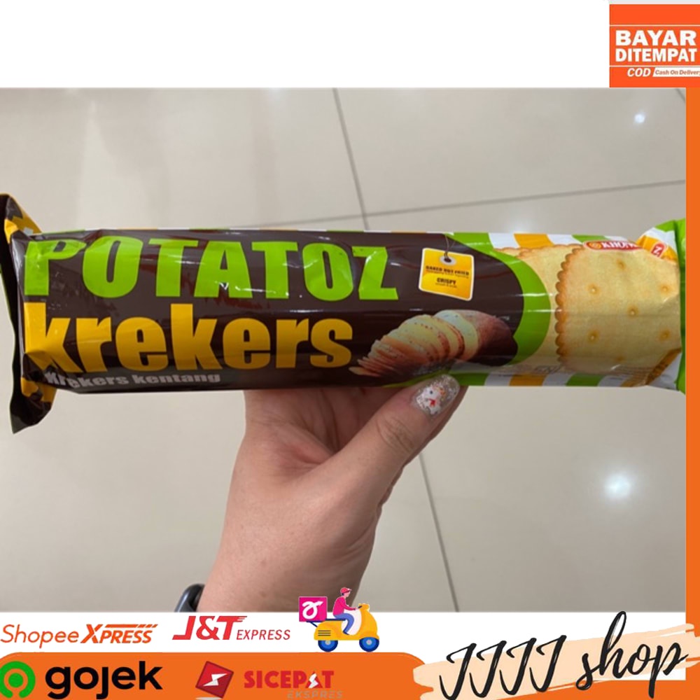 

Khong Guan Potatozoles Krekers Snack Cracker Biskuit 120gr