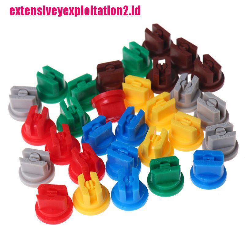 &lt; E2id &amp; &gt; 5pcs Nozzle Spray Atomisasi Tekanan Tinggi Bentuk Kipas Untuk Tanaman