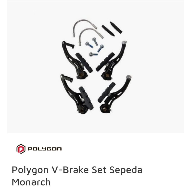 Polygon V-Brake Set Sepeda Monarch
