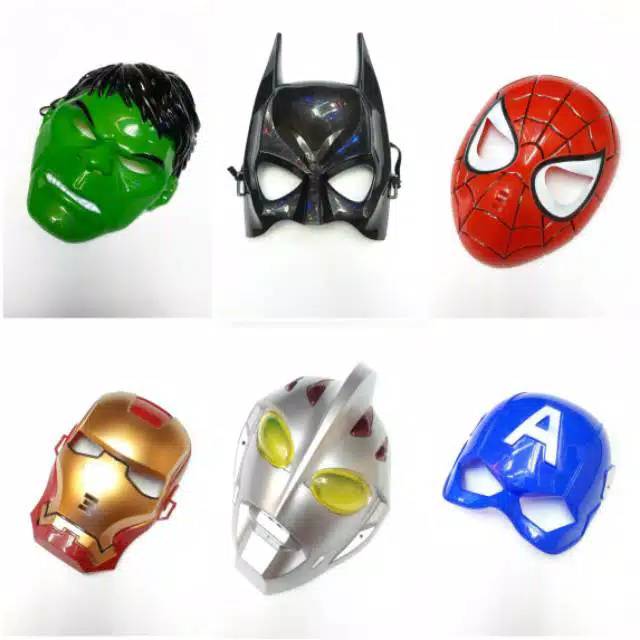 Topeng Superhero Topeng Mainan Topeng Kostum Topeng Anak Anak Topeng Bermain Topeng Shopee Indonesia