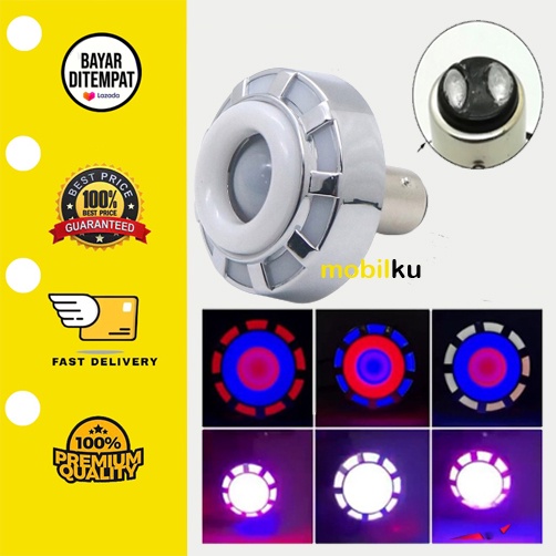 [BISA COD] Lampu Led Projie Motor Mobil Untuk Rem Brake Projie Mini Running 2inch