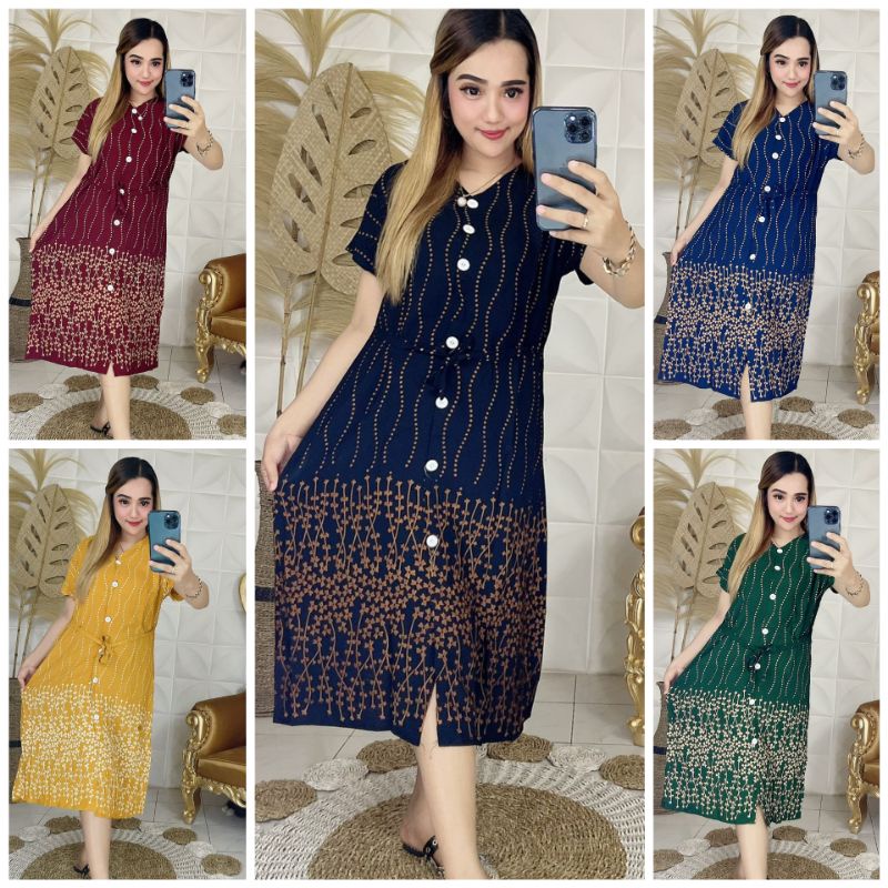 DASTER ARAB ZAHIRA MIDI | SLETING DEPAN BUSUI FRIENDLY | RAYON SUPER | RENDA MILO-2