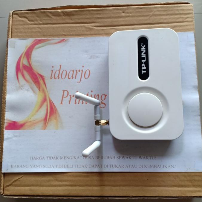 Ready oke] Dual antena router tplink dengan adapter rp sma male to rp sma female
