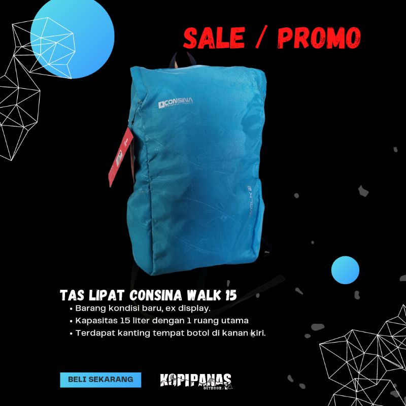 Tas Lipat Consina Walk 15 Daypack summit attack