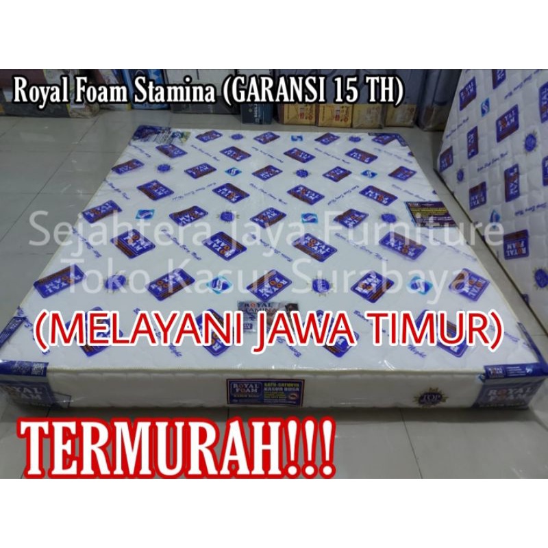 Kasur Busa Royal Foam Stamina Esteem kniting ANTI KEMPES - GARANSI 15TH