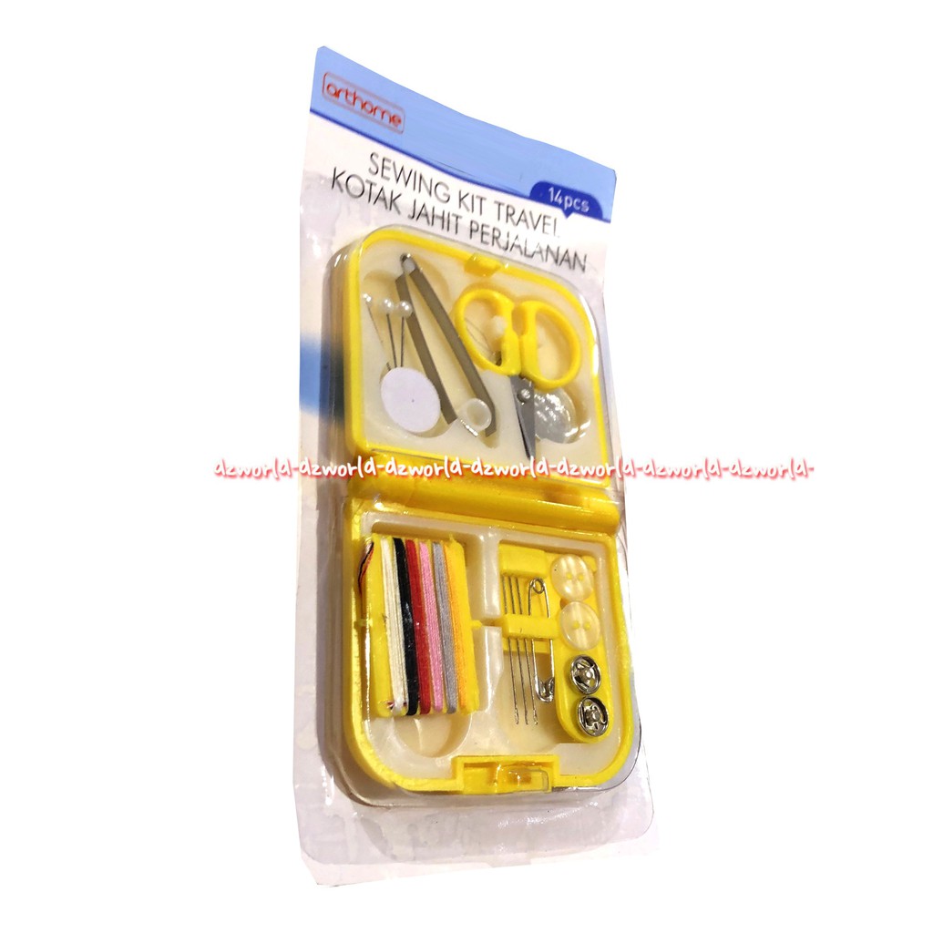 Arthome Sewing Kit Travel Kotak Jahit Perjalanan Alat Jahit Untuk Travelling Athome Benang Jahit 1set