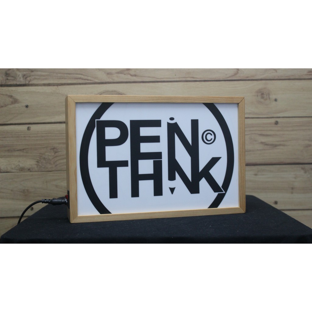 Jual READY Neon Box Custom Neon Box Kayu Wooden Neon Box Neon Box Kayu