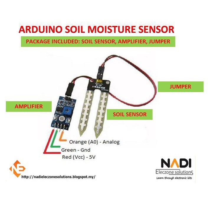 Module sensor kelembaban tanah soil moisture modul hygrometer sensor