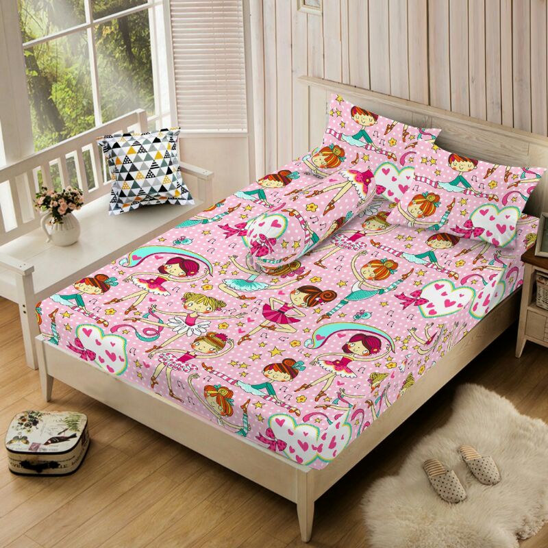 Sprei Diva Linen Ballerina Set Sprei Microtex Tinggi 30 cm