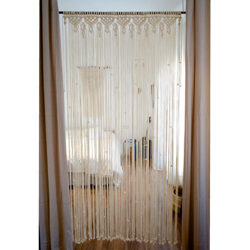 Tirai macrame / macrame curtain / gorden / Tirai pintu / Tirai jendela / Home decor / vintage