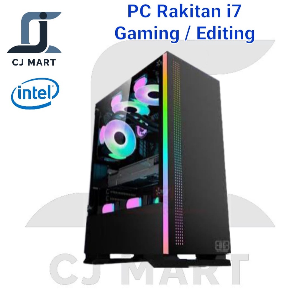 PC Rakitan Core i7 / RAM 16GB / VGA 4GB / PC GAMING EDITING