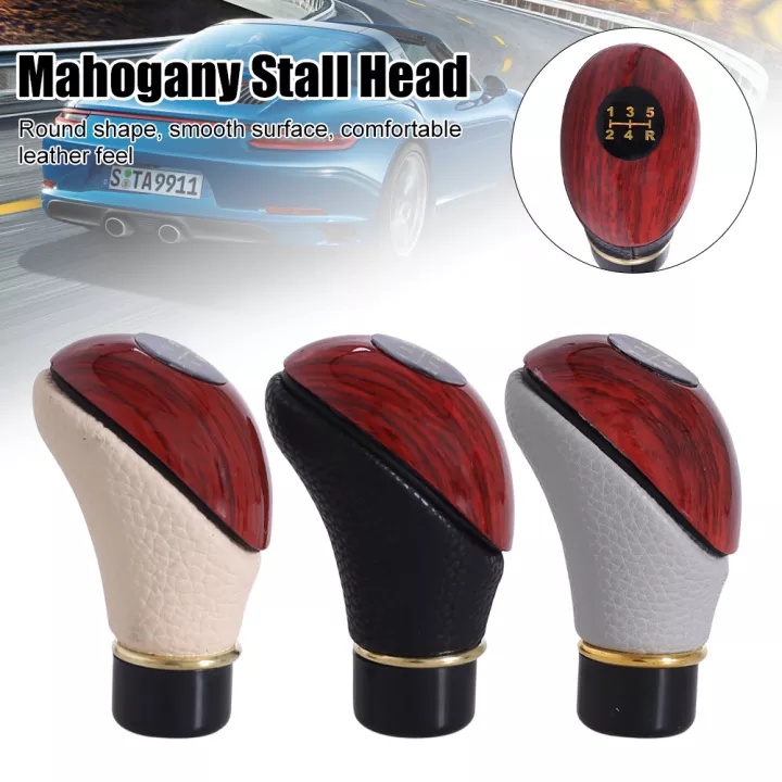 Universal Knop Perseneling Mobil /Knop Gear Knob/Kayu Type R Tuas Gigi Perseneling Transmisi Mobil Manual/Shift Knob Gear Knob Kayu Type R Tuas Gigi