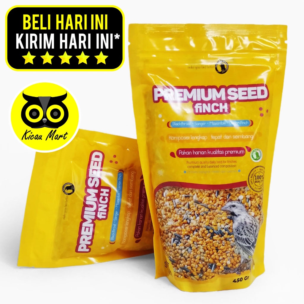 PAKAN MAKANAN LOMBA TERNAK BREEDING BURUNG KENARI MILET PREMIUM SEED FINCH NUTRIBIRD 150 GRAM PPSFIFY