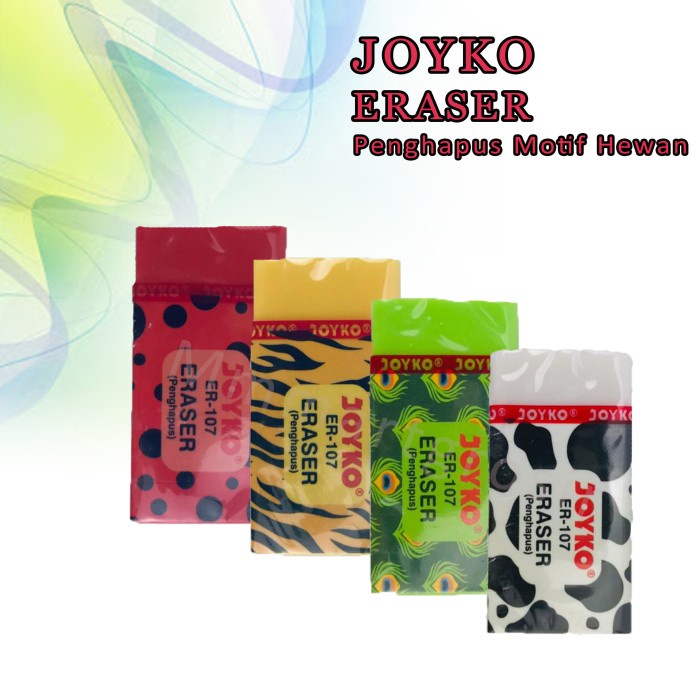 

Penghapus / Eraser Joyko motif hewan ER-107
