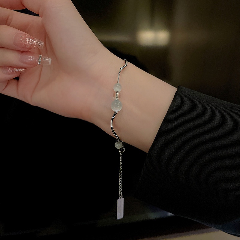 Gelang Tangan Model Mata Kucing Geometris Tidak Teratur Untuk Aksesoris Tangan