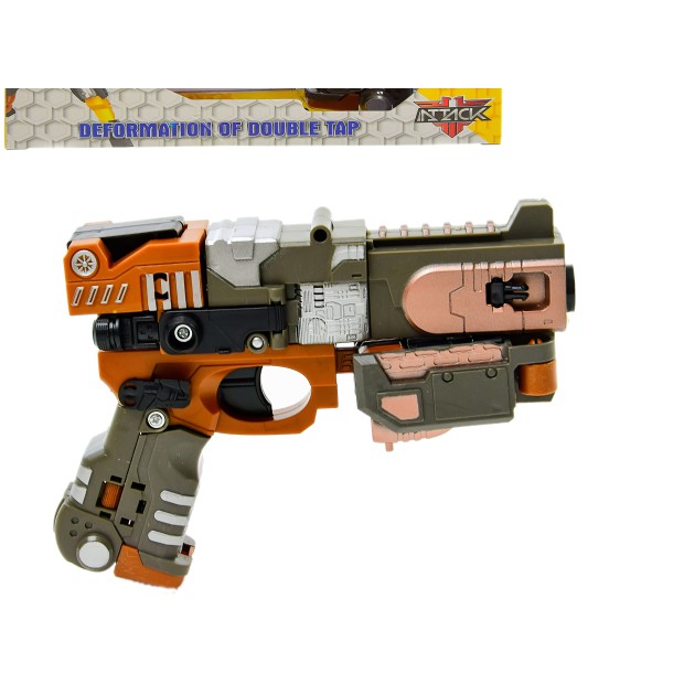 mainan Pistol robot peluru busa robot