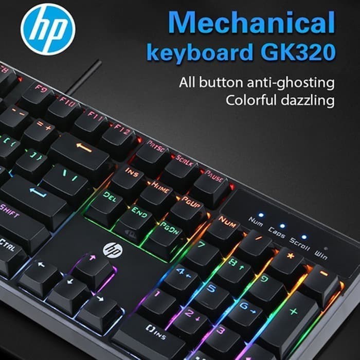 Keyboard Gaming Mechanincal HP GK320