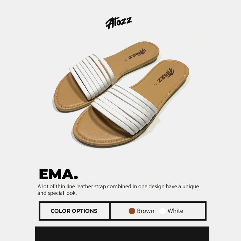 EMA - WHITE  ( Sandal Wanita )