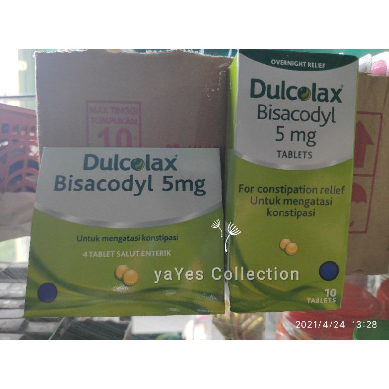 Dulcolax 4 kapsul 10 kapsul dulkolak dulcolak sembelit susah BAB Buang air besar tablet