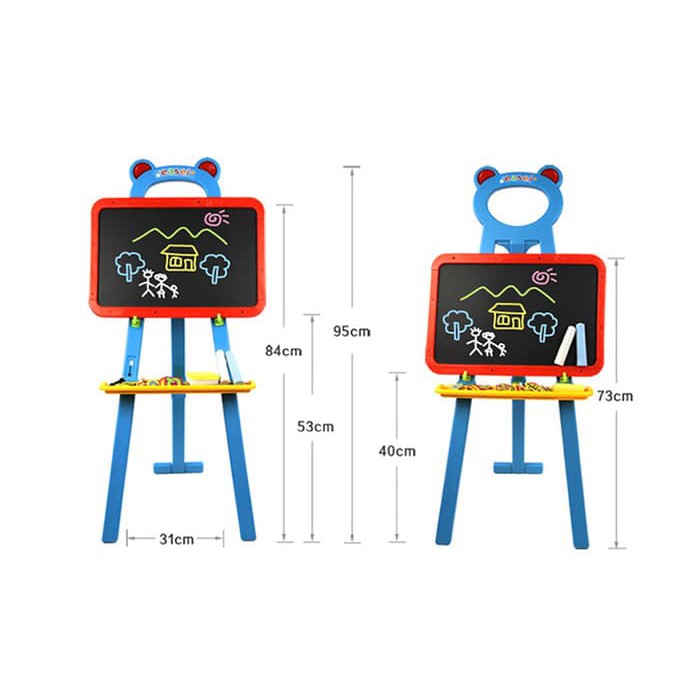 

Star Seller Mainan Anak LEARNING EASEL / PAPAN TULIS 3 IN 1 Kekinian