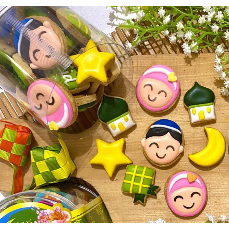 

cookies Jar unik karakter Wysman Lebaran