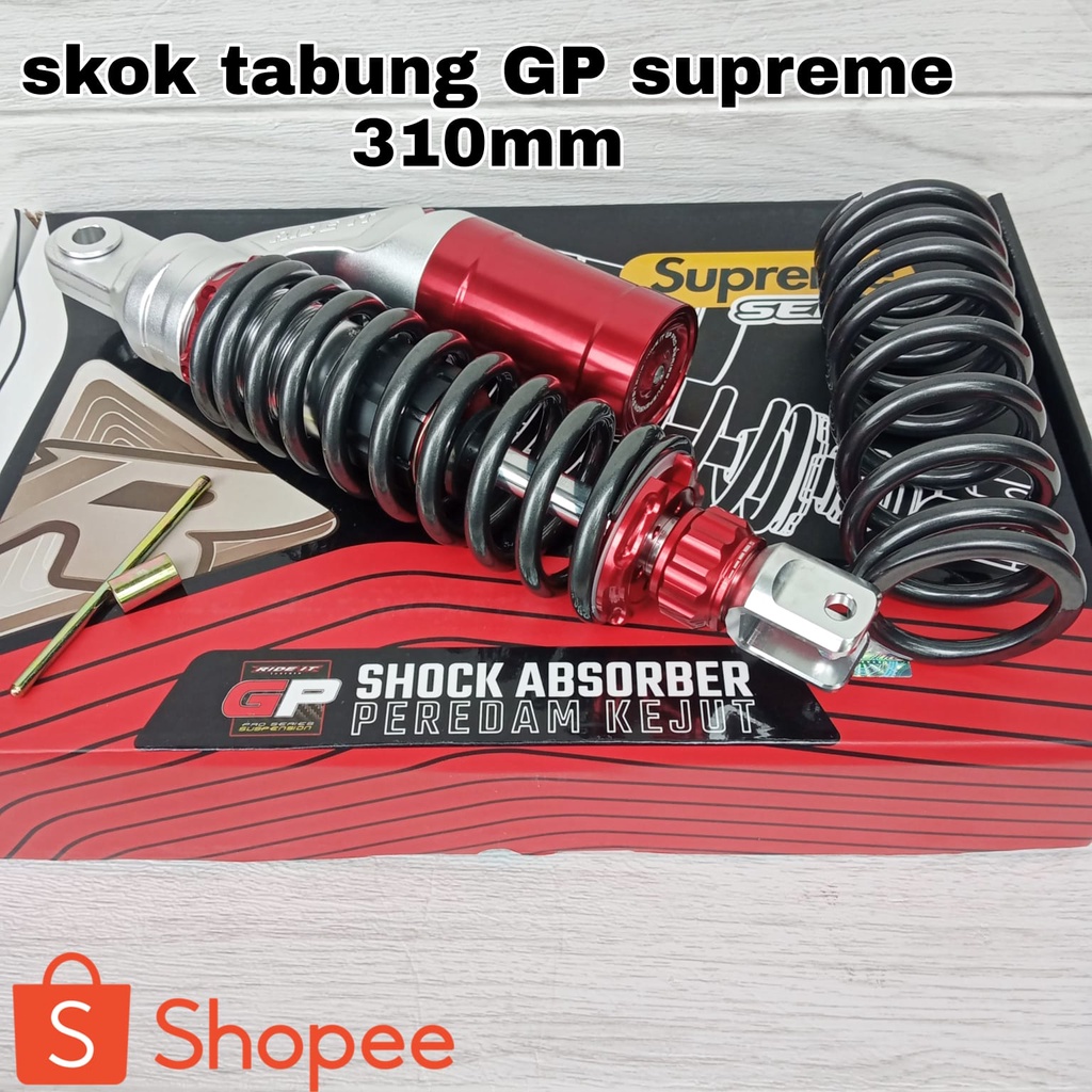 SHOCK TABUNG RIDE IT GP SUPREME SERIES MATIC DOUBLE CLICK COPY RCB UK 310MM