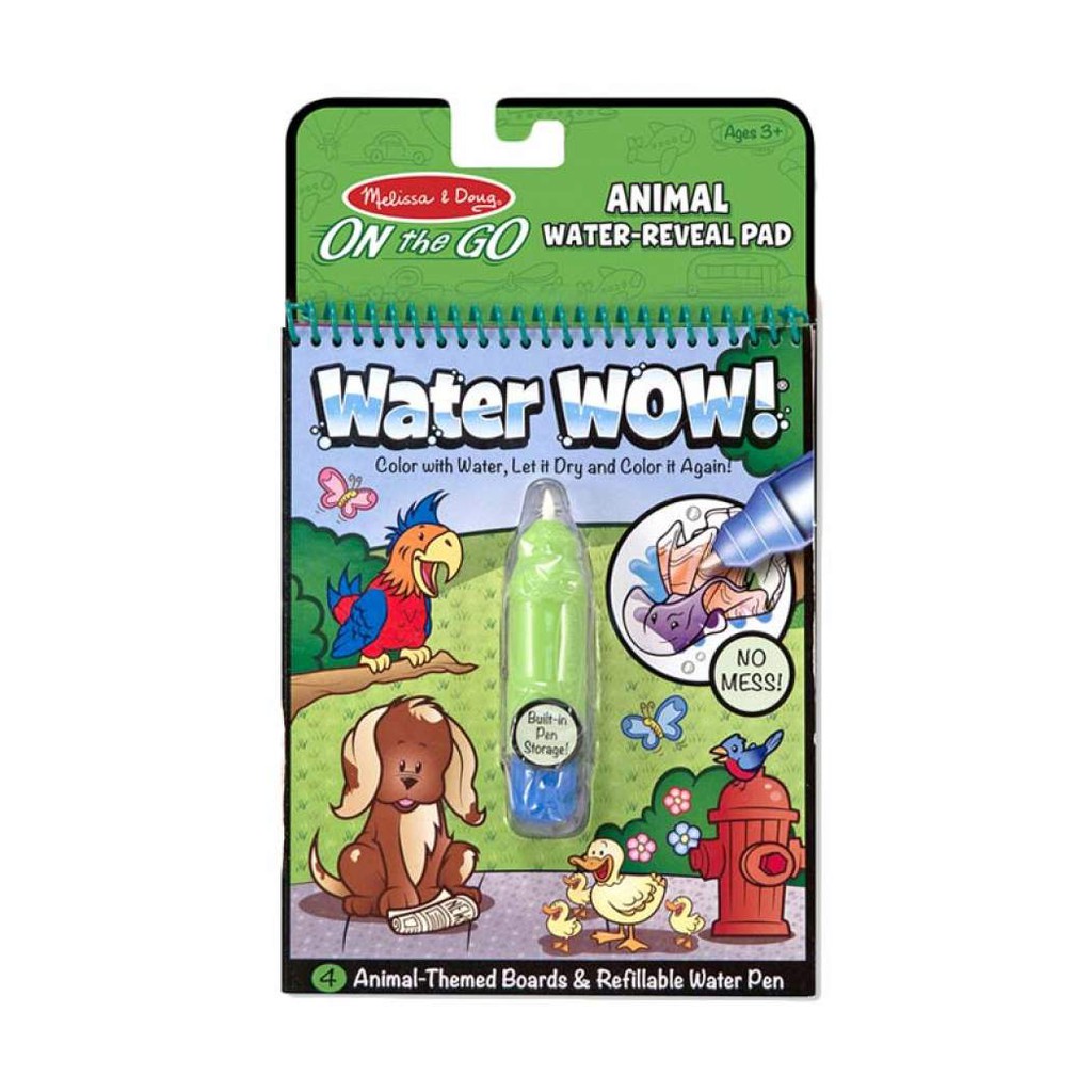 Melissa & Doug Water Wow Wow - Buku Mewarnai Air Mainan Edukasi