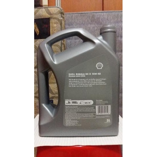 Shell Rimula R4X 15W-40 Oli Mobil Diesel 5 Liter Original sparepart mu