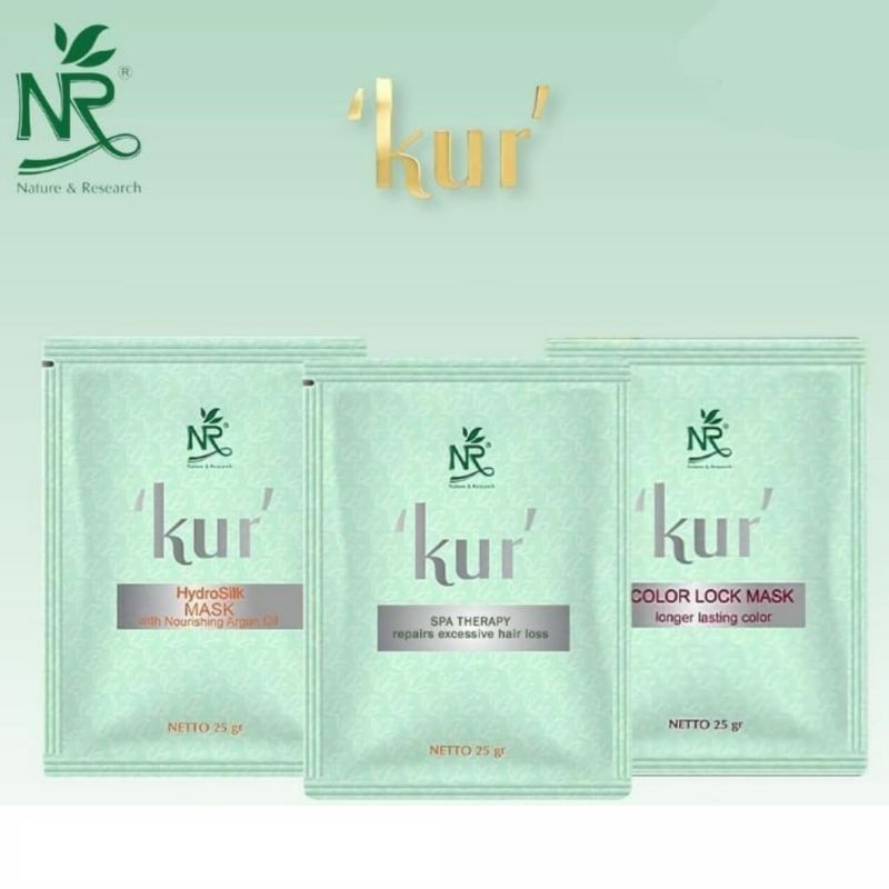 NR Kur Masker Sachet 25gr PER SACHET (color lock spa //Therapy// Hidrosilk)