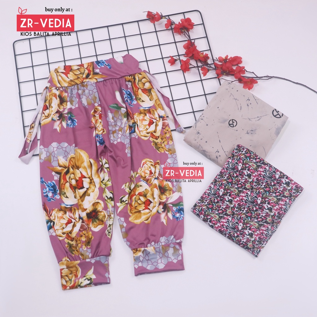 Aladin Carlissa Anak 9-12 Tahun / Celana Anak Perempuan Murah Girls Pants Harian Motif Adem Lucu