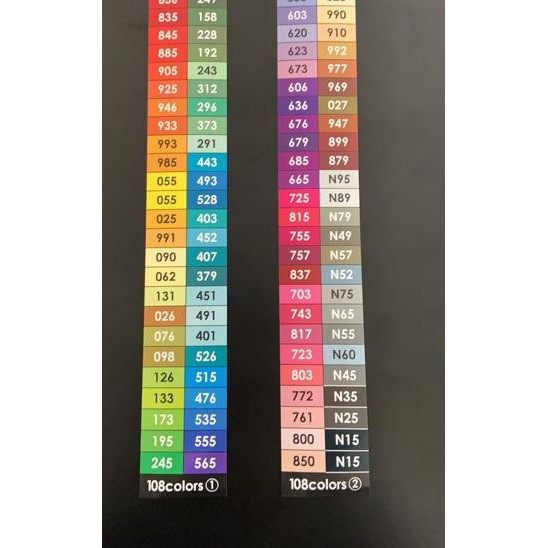 

Flash Sale!! KODE-234 Tombow ABT Dual Brush Pen 108 Bright Color & Pastel Color [CREATIV]