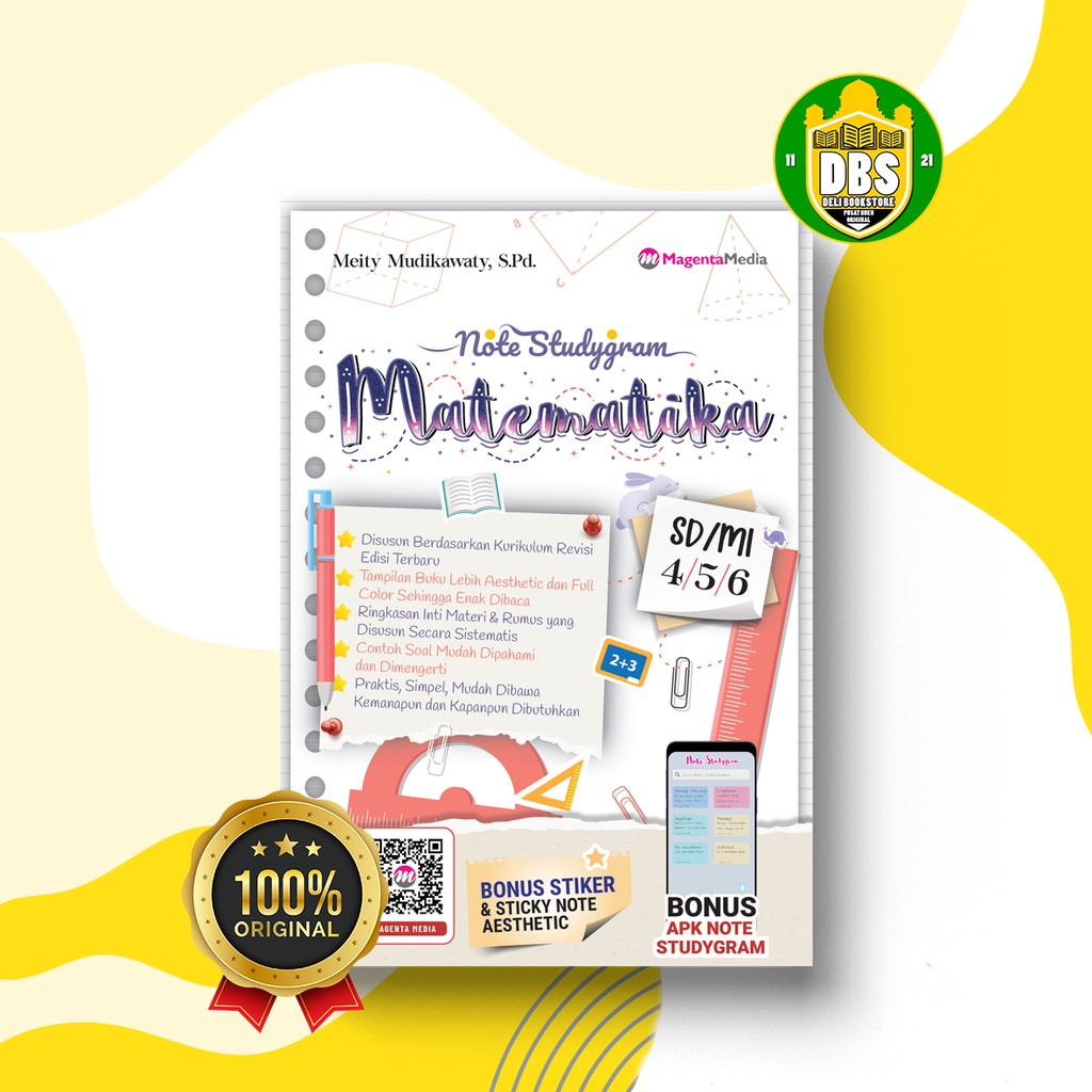 NOTE STUDYGRAM MATEMATIKA SD-MI KELAS 4-5-6