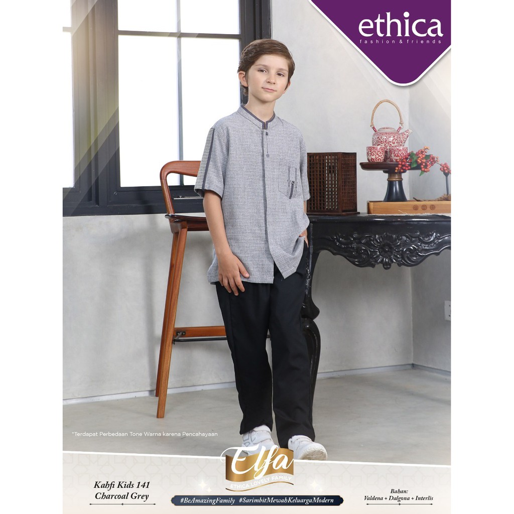 PROMO KOKO ANAK ETHICA KAHFI KIDS 141 charcoal grey