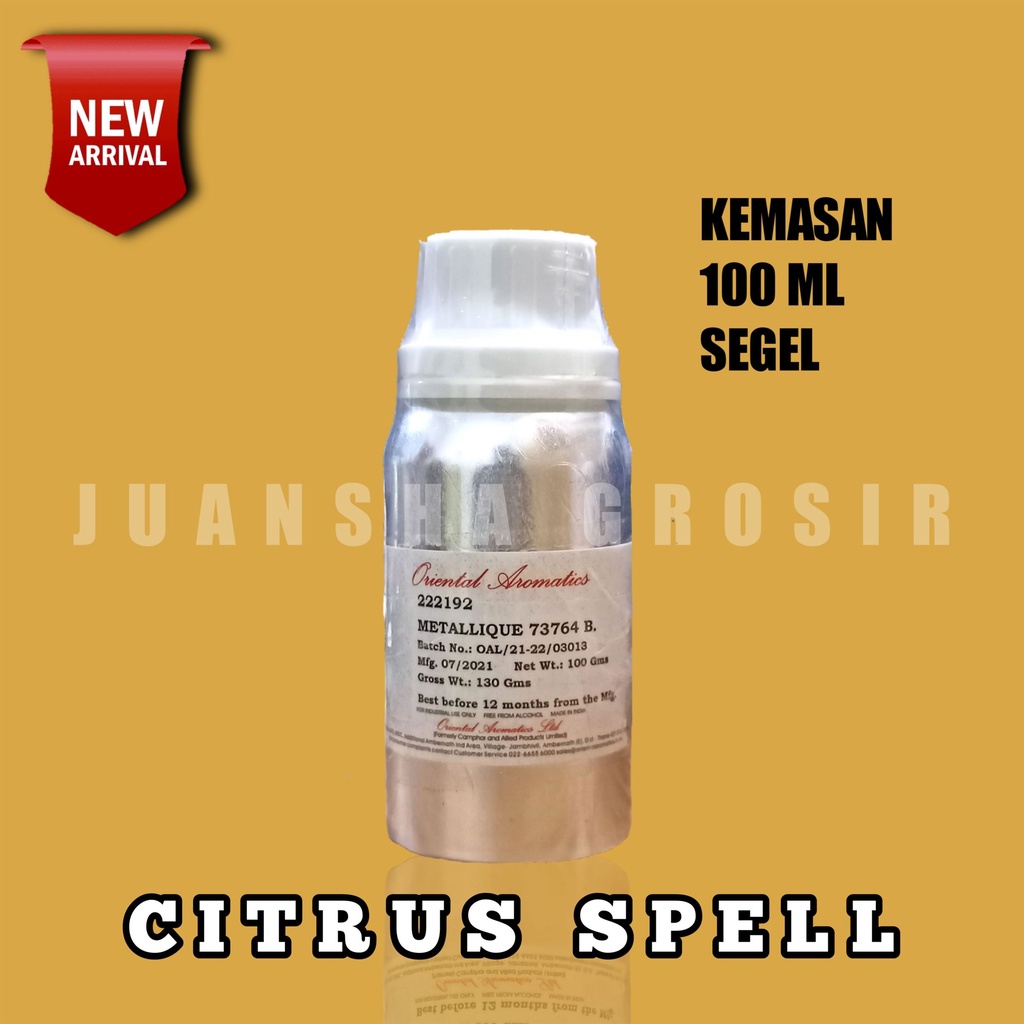 BIBIT PARFUM MURNI || CITRUS SPELL || JO MALONEEE LIME BASIL & MANDARIN || ORIENTAL AROMATICS || 100