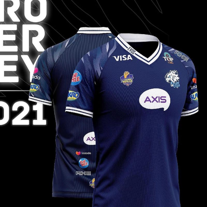 Jersey Kaos Games EVOS 2021 Terbaru Esports  Free Nickname