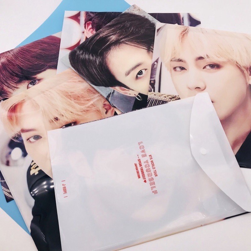 

Tas Penyimpanan File BTS KPOP Ukuran Bahan Plastik