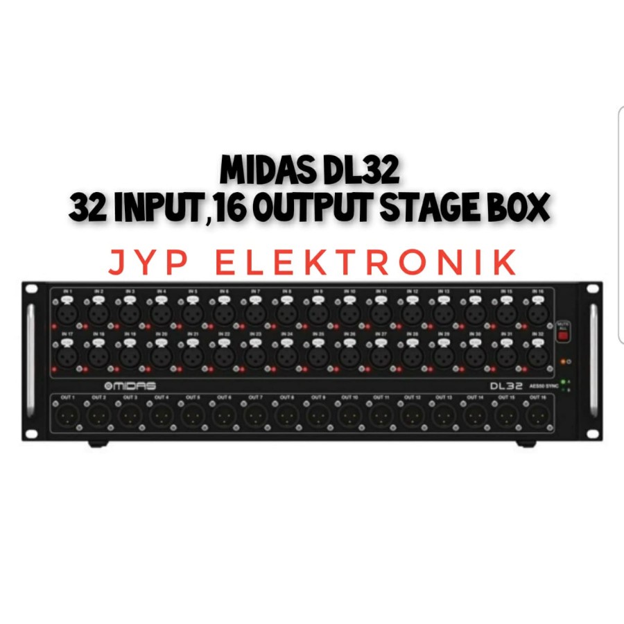 MIXER MIDAS STAGE BOX DL 32 / DL32 / DL-32 ORIGINAL