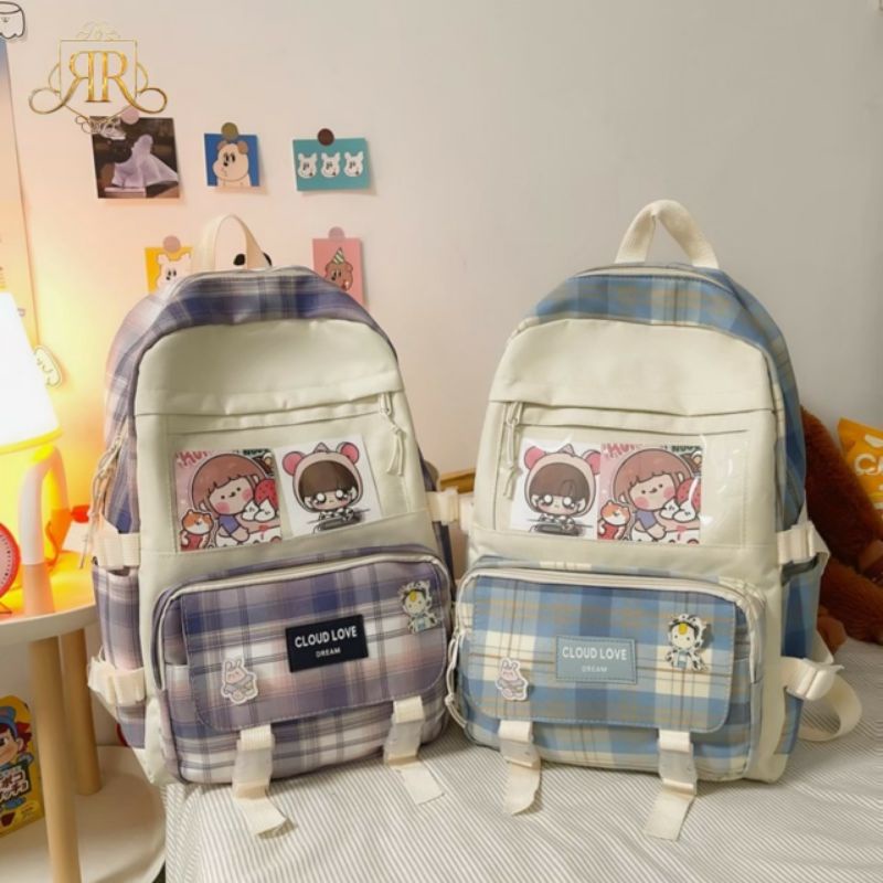 BEST FOURBAG Ransel 4in1 Tas Ransel perempuan kombinasi