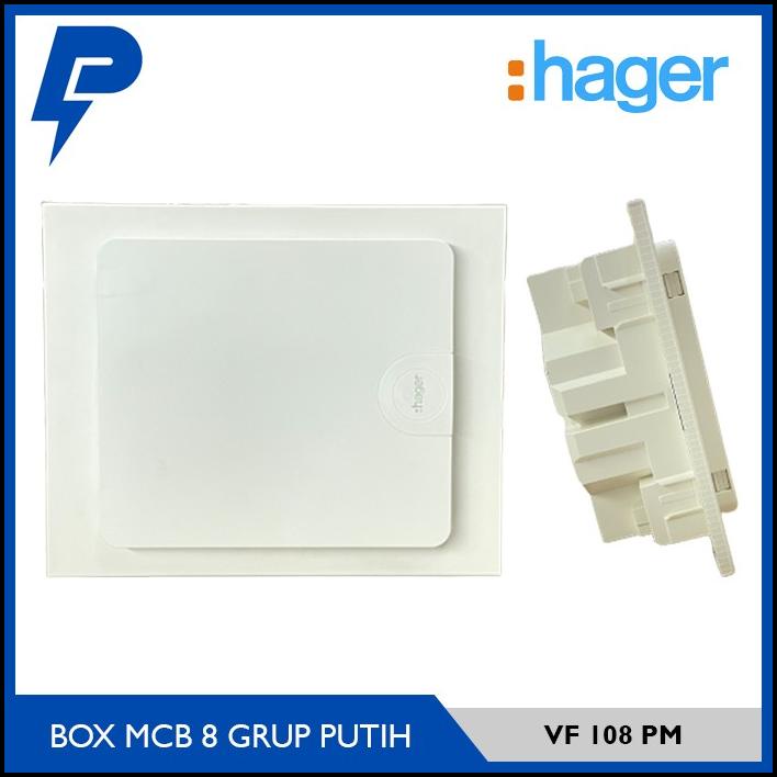 Hager Box Mcb 8 Group Vf108Pm
