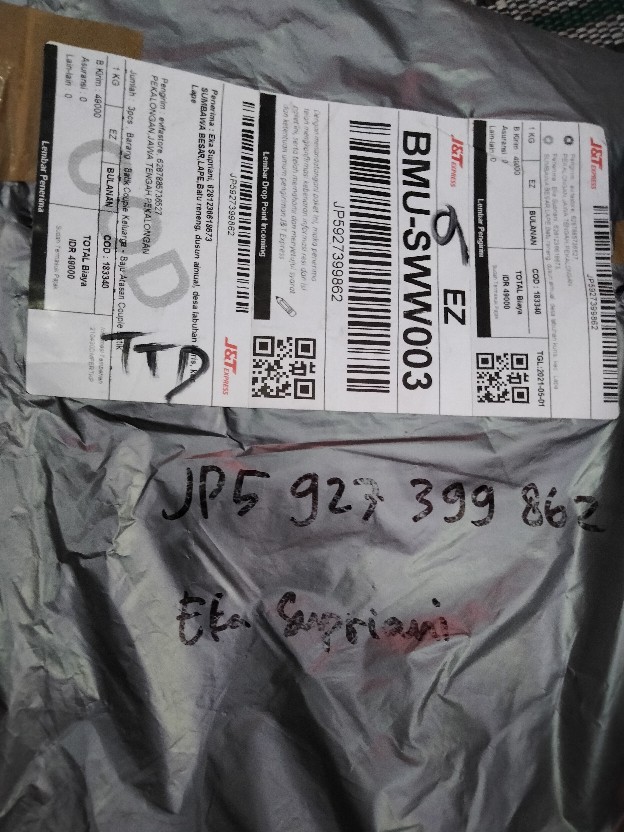 Tey-17 Batik Wanita Asj Sa Hrb026 Kenongo Kemeja Tosca Pendek