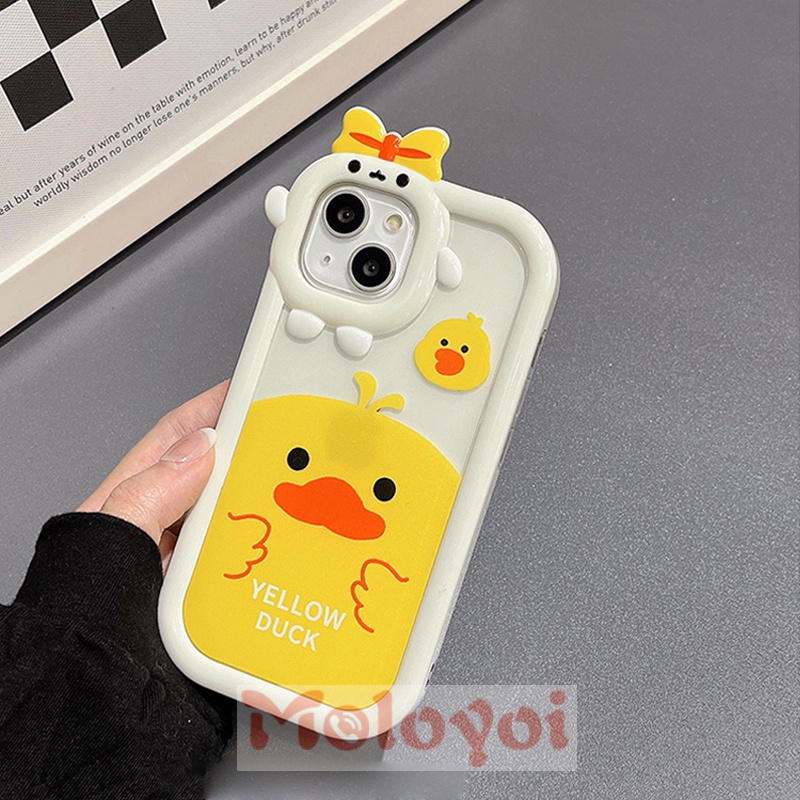 Soft Case TPU Motif Kartun Little Monster 3D Untuk IPhone 11 7plus 13 11 12 14 Pro MAX XR 7 8 6 6S 14 Plus X XS MAX SE 2020