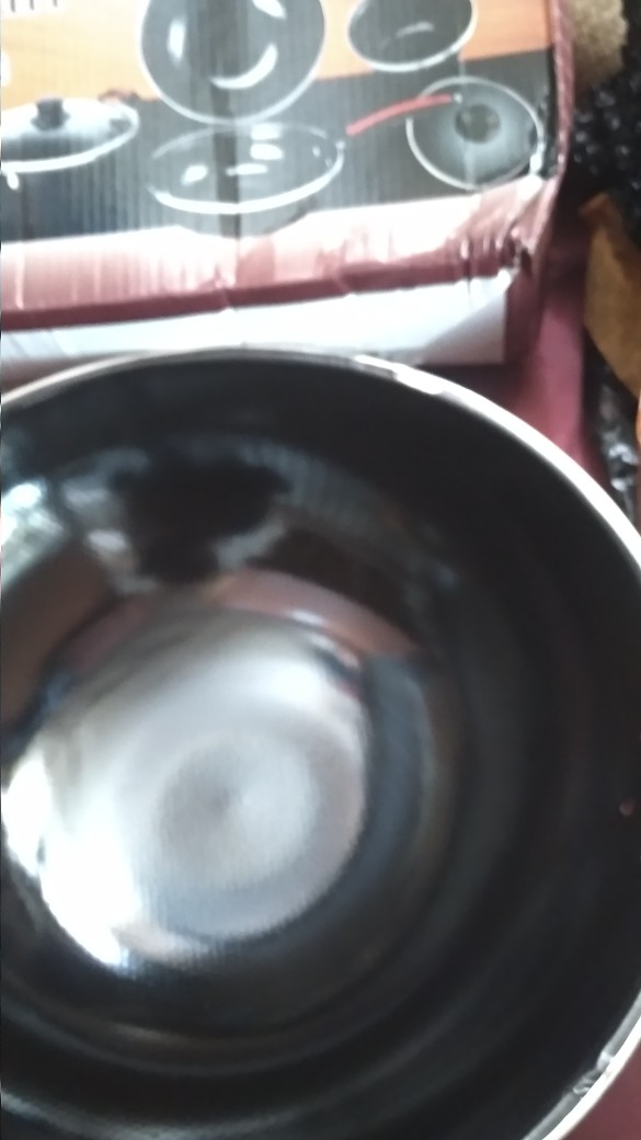 Wajan Enamel Set Gagang Merah/wajan Penggorengan Teflon Anti Lecet (texania)