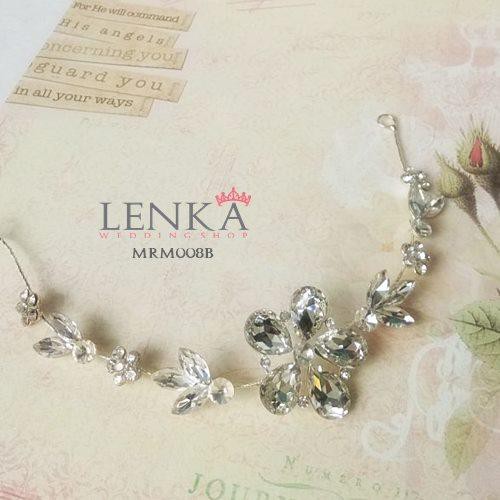 LENKA Aksesoris Bridal Tiara Pengantin Wedding Pesta Hiasan Rambut Wanita MRM008B