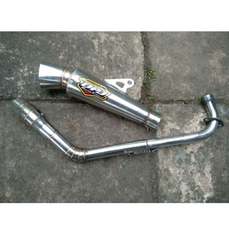 knalpot Dpj Full set corong Segi 6  Supra jupiter vega samsh revo dll