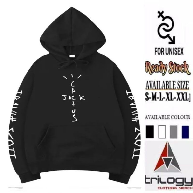 HOODIE JUMPER TRAVIS SCOUT JACK CACTUS KUALITAS DISTRO