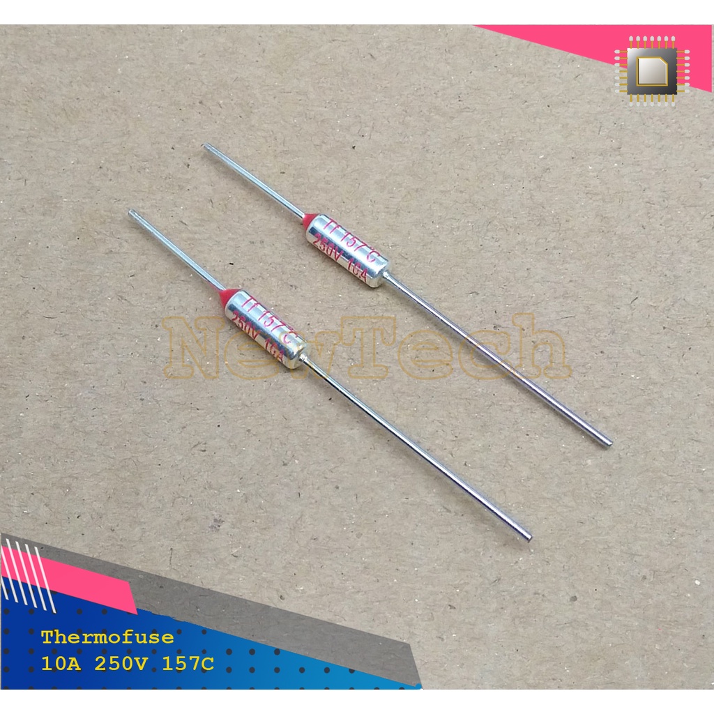 Thermofuse Thermal Fuse 157°C 157C 157 10A 250V Sekring Magicom Magic Com Setrika