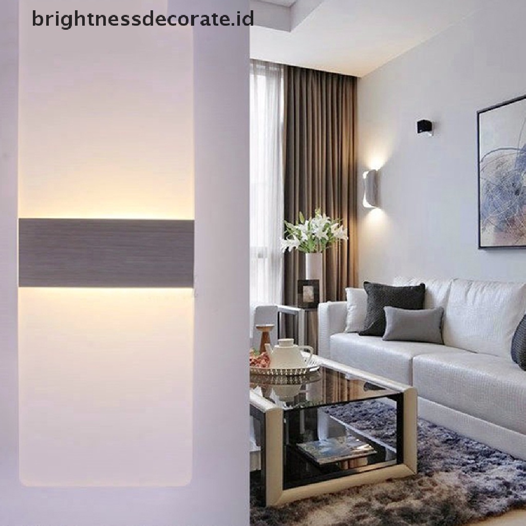 (Birth) Lampu Dinding Led 3w Model Minimalis Warna Warm White Untuk Dekorasi Rumah