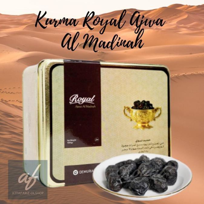 

Kurma Royal Ajwa Al-Madinah 850G Premium / Korma Royaldates Lapaklaris389